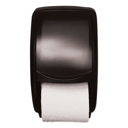 Tork TRK55TR Twin Standard Roll Bath Tissue Dispenser, Plastic, 7.5" x 7" x 12.75", Smoke