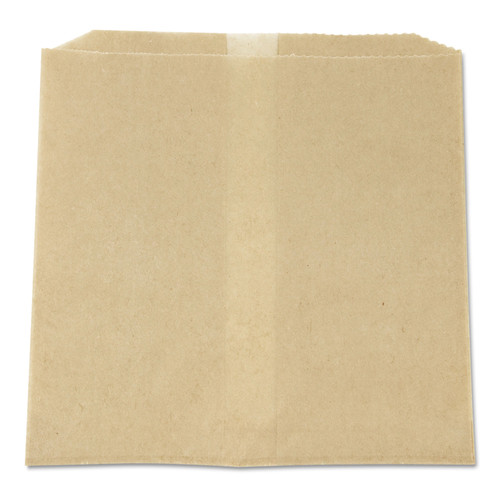 HOSPECO HOS6802W Waxed Napkin Receptacle Liners, 8 1/2 x 7 x 8, Brown, 500/Case