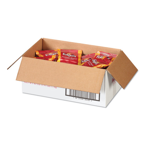 Folgers FOL06430 Coffee, Fraction Pack, Classic Roast, 1.5oz, 42/Case