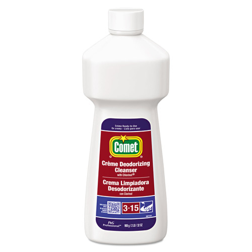 Comet PGC73163 Creme Deodorizing Cleanser, 32oz Bottle, 10/Case