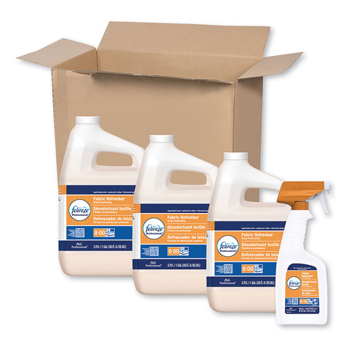 Febreze PGC33032CT Professional Fabric Refresher Deep Penetrating, Fresh Clean, 1 gal, 3/Case