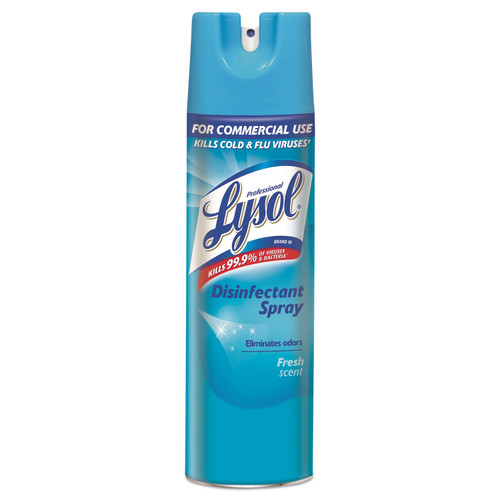 Professional LYSOL Brand RAC04675CT Disinfectant Spray, Fresh Scent, 19 oz Aerosol, 12 Cans/Case