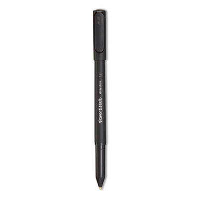 Paper Mate PAP3381131 Write Bros. Stick Ballpoint Pen, Fine 0.8mm, Black Ink & Barrel, Dozen