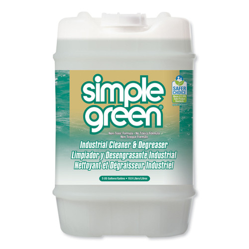 Simple Green SMP13006 Industrial Cleaner and Degreaser, Concentrated, 5 Gal, Pail