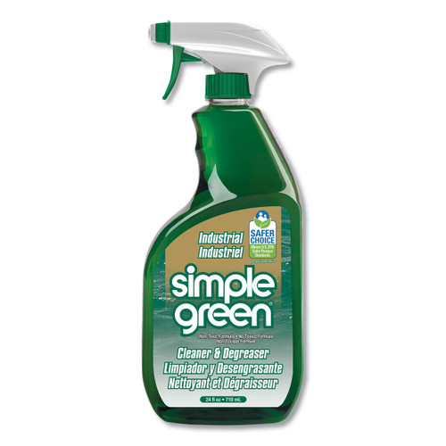 Simple Green SMP13012CT Industrial Cleaner and Degreaser, Concentrated, 24 oz Bottle, 12/Case