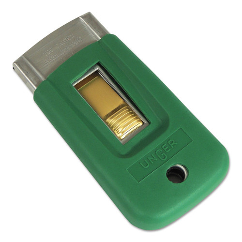 Unger UNGSR040 ErgoTec Safety Scraper with Rubber Cover,  Accepts 1 1/2" Blade