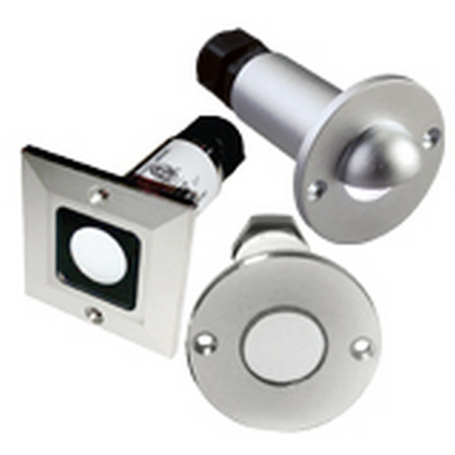 NSL LED Minidisc Light Warm White LED Aluminum Finish