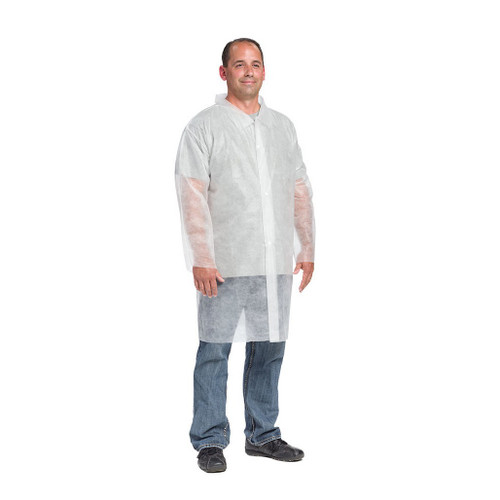 PIP Global Safety 3511 Std.Wgt. SBP Lab Coat, No Pocket