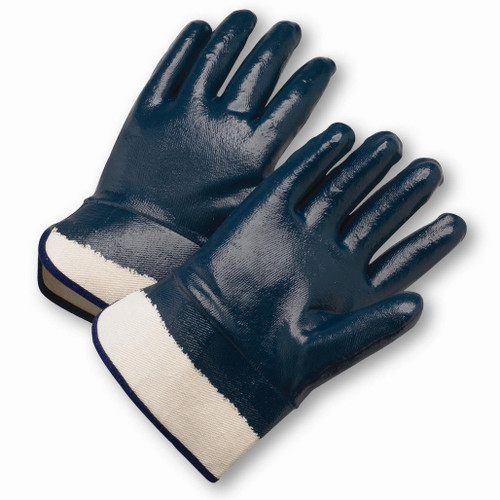 PIP Global Safety 4550FC Large Fully Coated Nitrile Smooth Finish