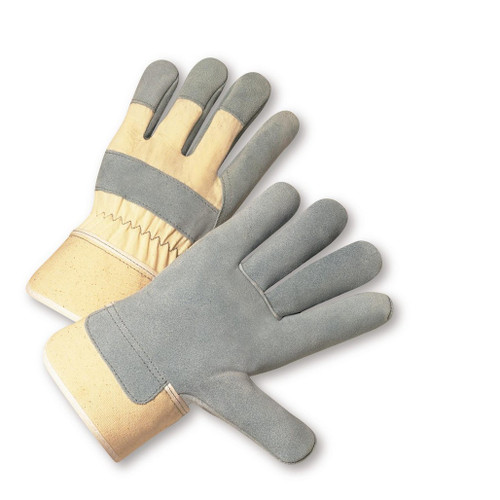 PIP Global Safety 500DC Large Select Split Cowhide Palm Washable Cuff Gloves