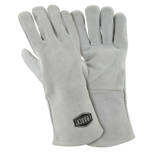 PIP Global Safety 9010 Standard Split Cowhide 14" Gray