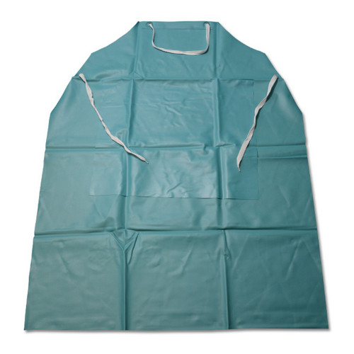 PIP Global Safety UG-20-45SP 35"x45" 20 mil Vinyl Apron Green Stomach Pouch