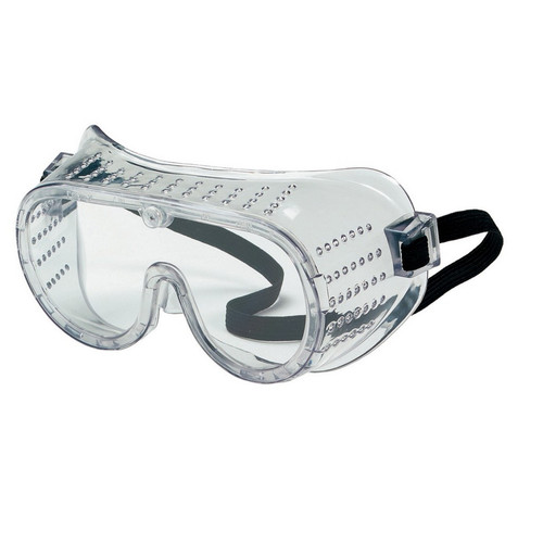 MCR Safety 2220 Standard Goggle HC Lens, Elastic Strap
