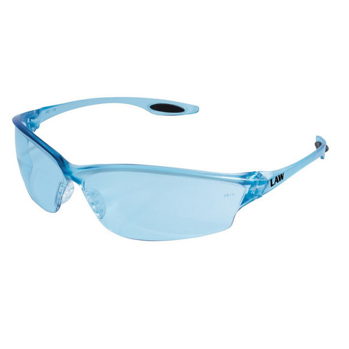 MCR Safety LW213 Law 2 Orange TPR Light Blue Lens