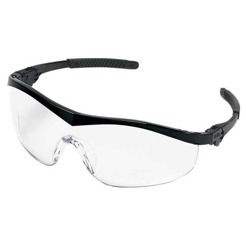 MCR Safety ST110 Storm Black Frame Clear Lens