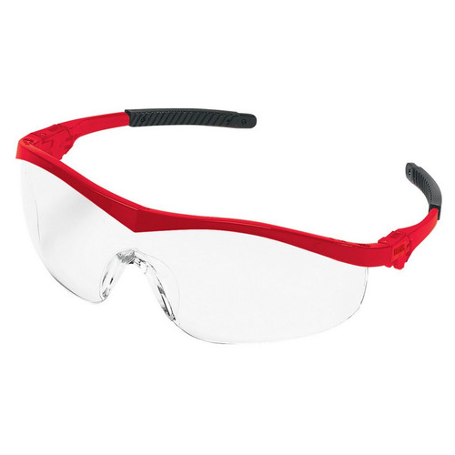 MCR Safety ST130 Storm Red Frame Clear Lens