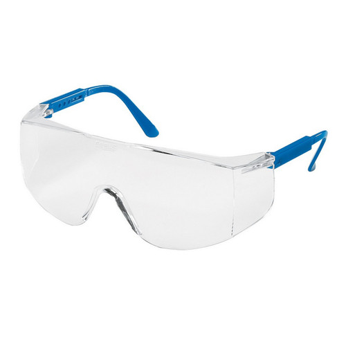 MCR Safety TC120 Tacoma Blue Temples Clear Lens