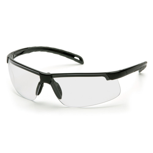 Pyramex Safety SB8610D Ever-Lite - Black Frame/Clear Lens Safety Glasses