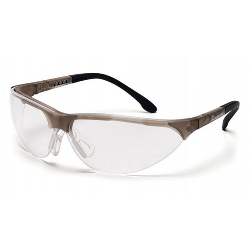 Pyramex Safety SCG2810ST Rendezvous - Crystal Gray Frame/Clear Anti-Fog Lens Safety Glasses