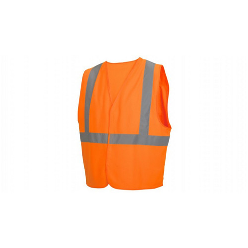 Pyramex Safety RVHL2920 Safety Vest - Orange ANSI Type R Class 2