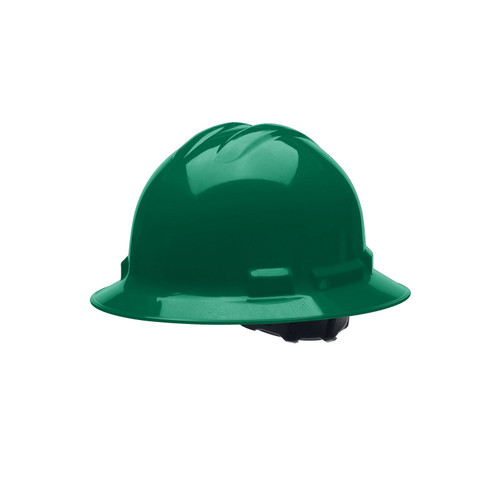 Cordova H34R9 Duo Safety, Hard Hat, Full Brim, 4-Point, Ratchet, Forest Green