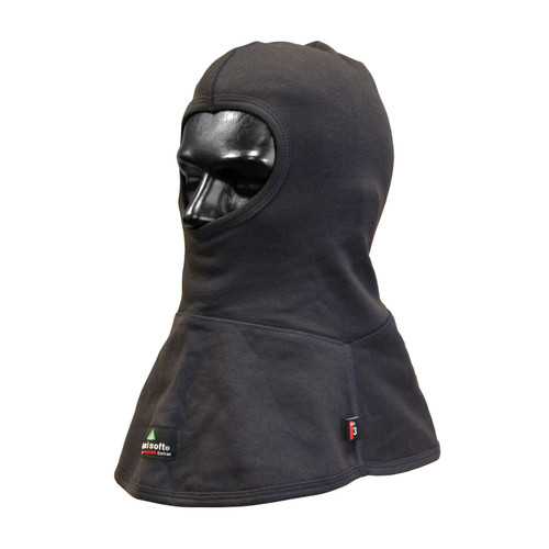 PIP 385-HDFR-13 Double-Layer AR/FR Cotton / Nylon Balaclava - 32.4 Cal/cm2 Navy