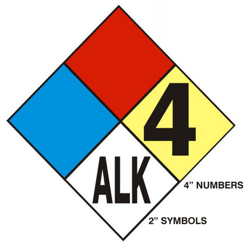 Safehouse Signs CDK-104 National Fire Protection Association (Nfpa) Sign Kit, 10X10, Adhesive Vinyl