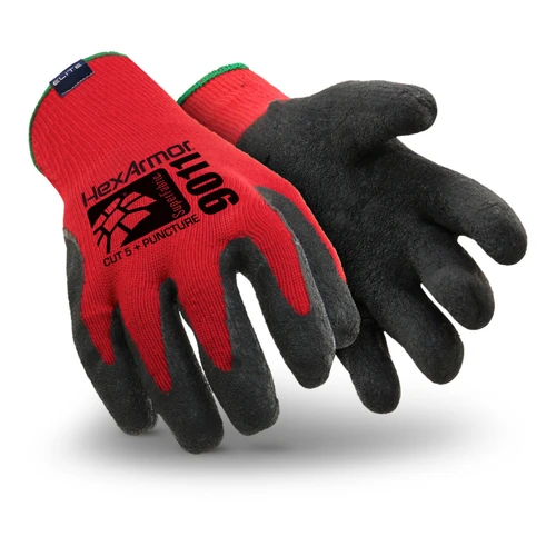 HexArmor 9011 9000 Series Knit, Rubber Coated,  ANSI Cut Level A7 Gloves