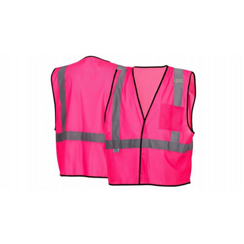 Pyramex Safety RV1270 Pink Mesh Non-ANSI Safety Vest
