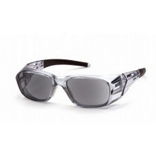 Pyramex Safety SG9820R25 Emerge Plus Gray Frame, Clear Lens +2.5 Safety Glasses