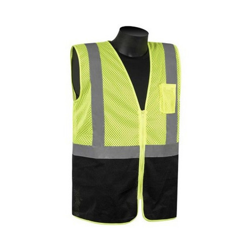 Liberty Safety C16002QGB Class 2 Safety Vest, Lime Green