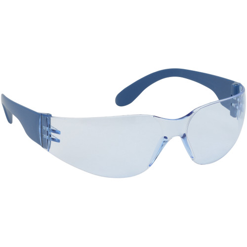 PIP 250-01-D053 Zenon Z12 Metal Detectable, Light Blue Lens, Anti-Scratch/Anti-Fog Coating Safety Glasses