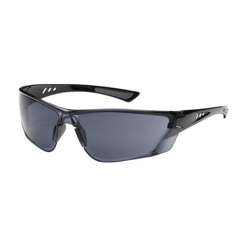 PIP 250-32-0021 Recon Rimless Safety Glasses with Gloss Black Temple, Gray Lens and Anti-Scratch / Anti-Fog Coating