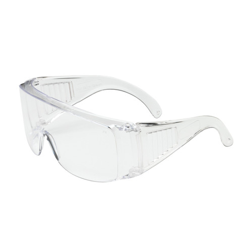 PIP 250-99-0980DP The Scout OTG Rimless Safety Glasses with Clear Temple and Clear Lens - Dispenser Box