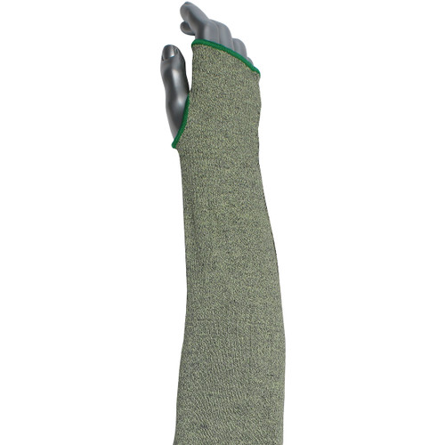 PIP S13ATAFR/2HA-EW-ES6-22T Single-Ply ATA / Hide-Away FR Blended Sleeve with Thumb Hole - Wide Width 22"