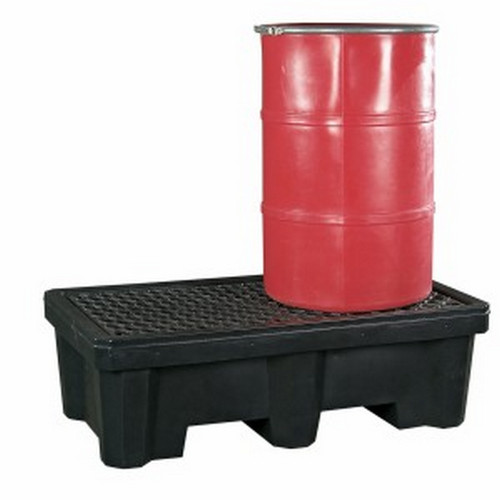 Spilltech PALLET2-WD Containment Pallet to capture spills or drum leaks with drain