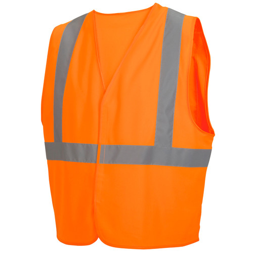 Pyramex Safety RVHLM2920 Type R - Class 2 Hi-Vis Orange Safety Vest
