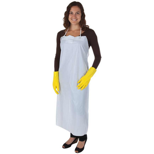 Liberty Safety 1338W Apron White Vinyl