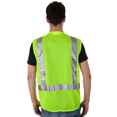 Liberty Glove C16010G/S Hivizgard Solid Front Mesh Back Engineer Surveyor Vest