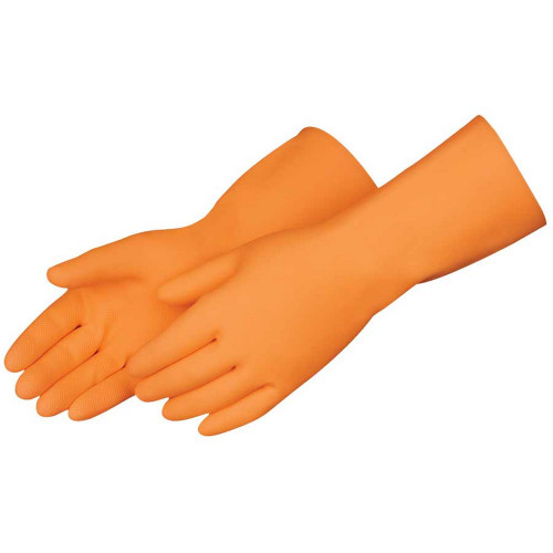 Liberty Safety 2876SP/S 28 Mil Orange Heavy Weight Neoprene/Latex Gloves