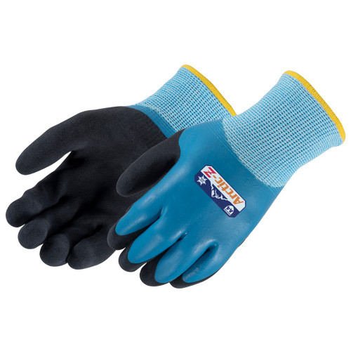 Liberty Safety F4922M Frogrip Fully Blue Latex Coated Gloves