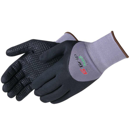 Liberty Safety F4605S Frogrip Black Microfoam Nitrile Coated Gloves
