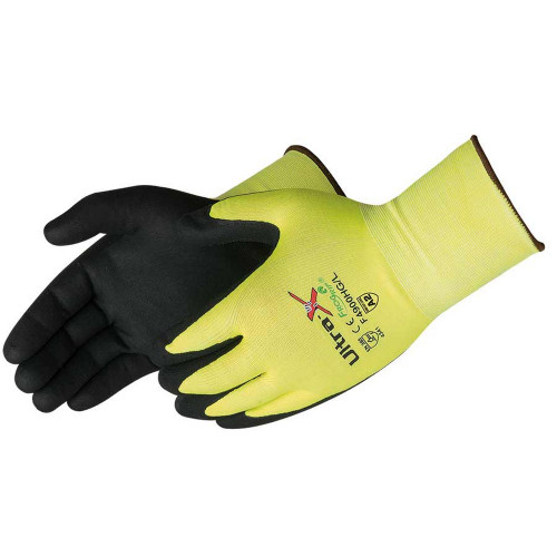 Liberty Safety F4900HG/XS Frogrip Black Microfoam Nitrile Coated Gloves