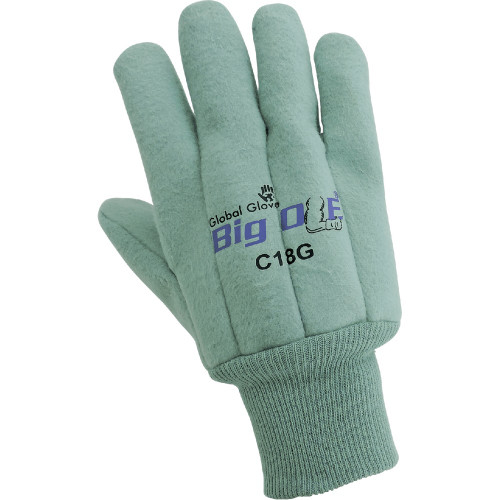 Global Glove C18G Big Ole Premium 18-Ounce Heavyweight Cotton Chore Gloves