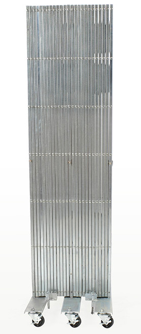 Illinois Engineered Products XPPF1318 Portable Folding Gate - Extra Heavy Duty, 13' to 18'W, 6'6"H, Pressure Fit