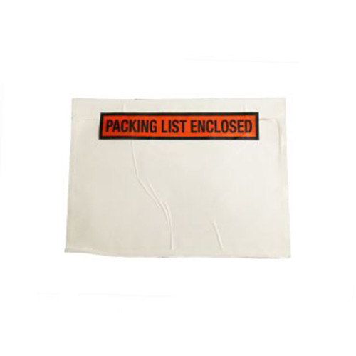 Wraptite PLE-PP705 7.5 x 5.5 Packing List Enclosed, Panel Face Packing List Envelope, 1,000/Case