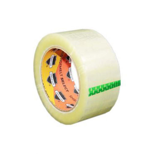 Wraptite 16HMTS2110C 48mm x 100m, 36 Rolls/Case, Clear Hotmelt SELECT Tape, 1.6 Mil