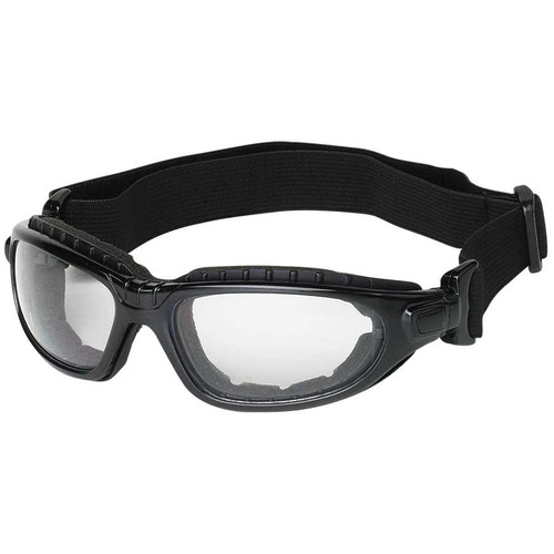 Liberty Safety 1770CAF Inox Foam-Lined Safety Glasses Challenger, Clear, Anti-Fog