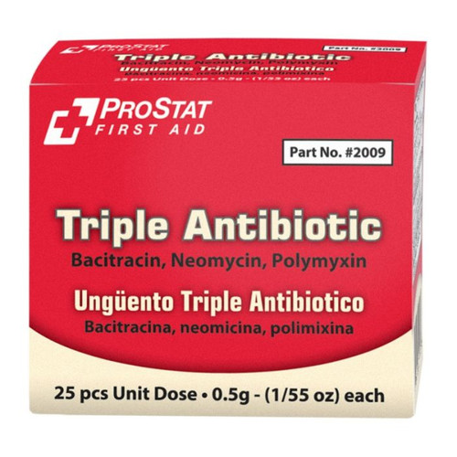 Prostat 2009 Triple Antibiotic Ointment .5g - 25 Count