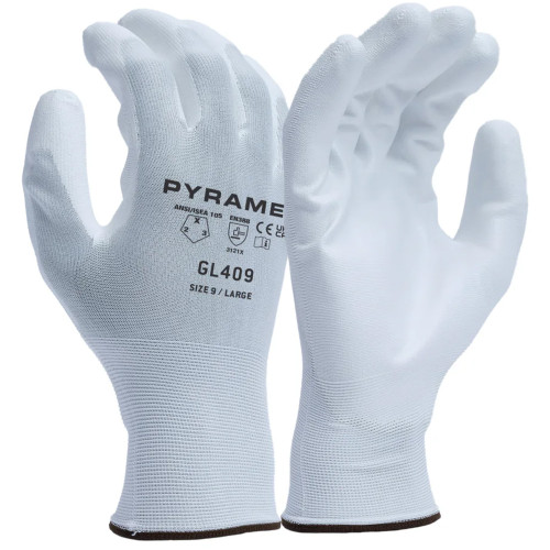Pyramex Safety GL409 18G Polyurethane Coated General Purpose Glove